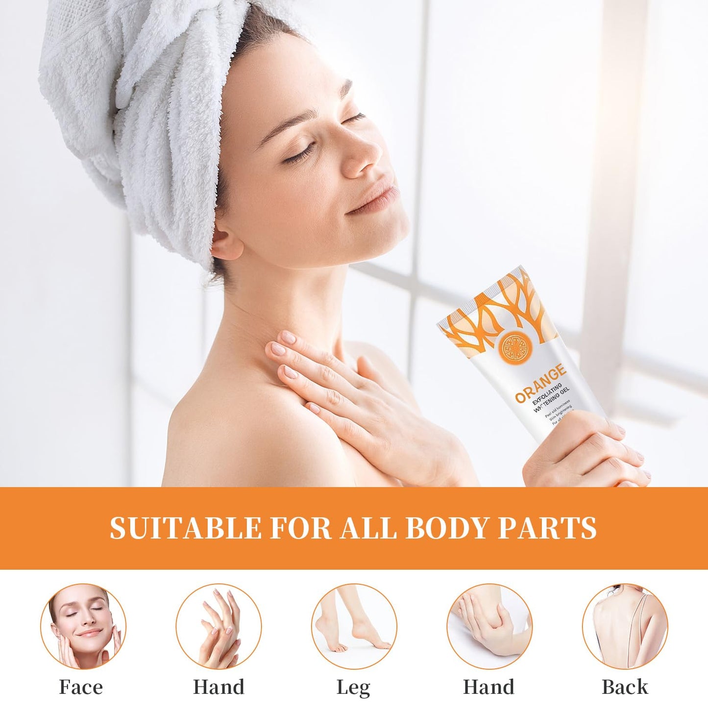 Orange Exfoliating Gel Scrub for Face & Body