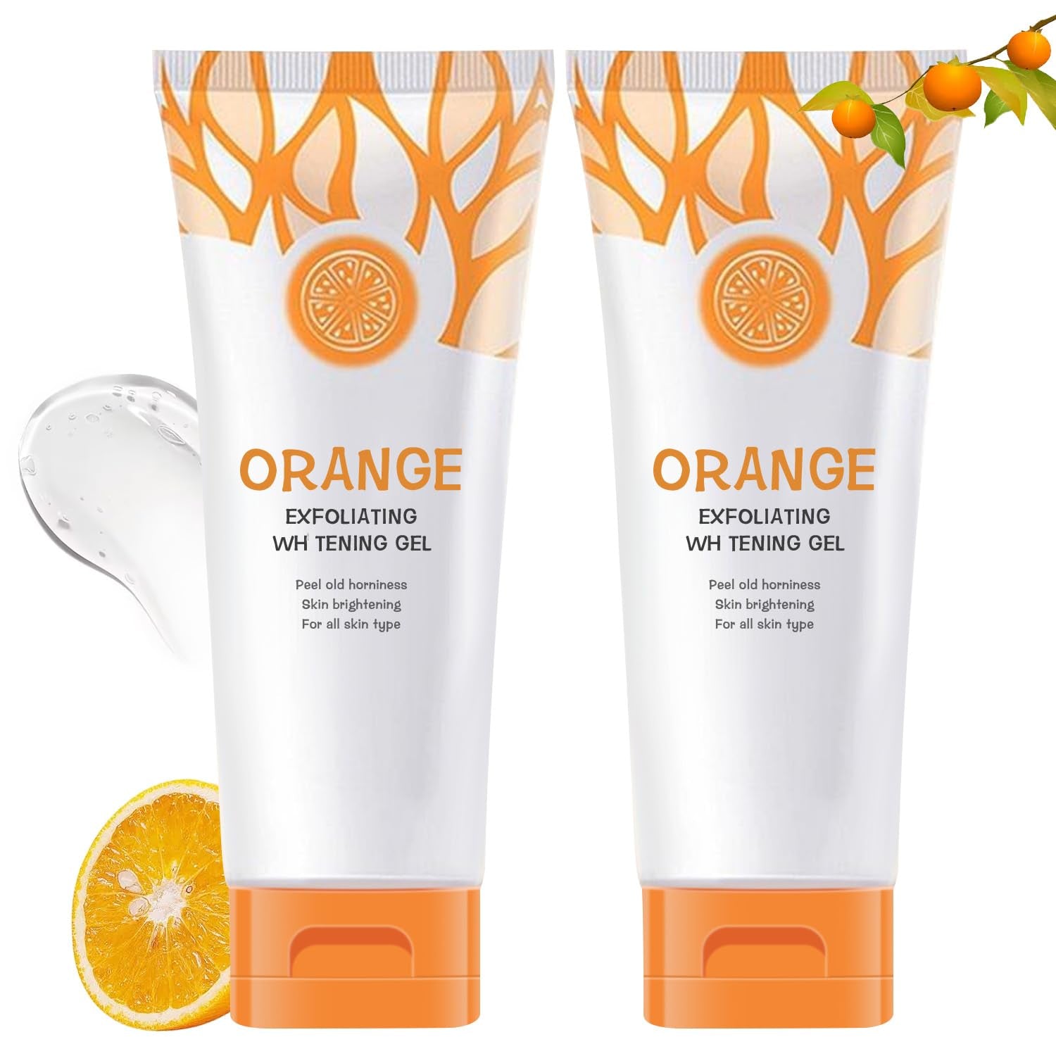 Orange Exfoliating Gel Scrub for Face & Body