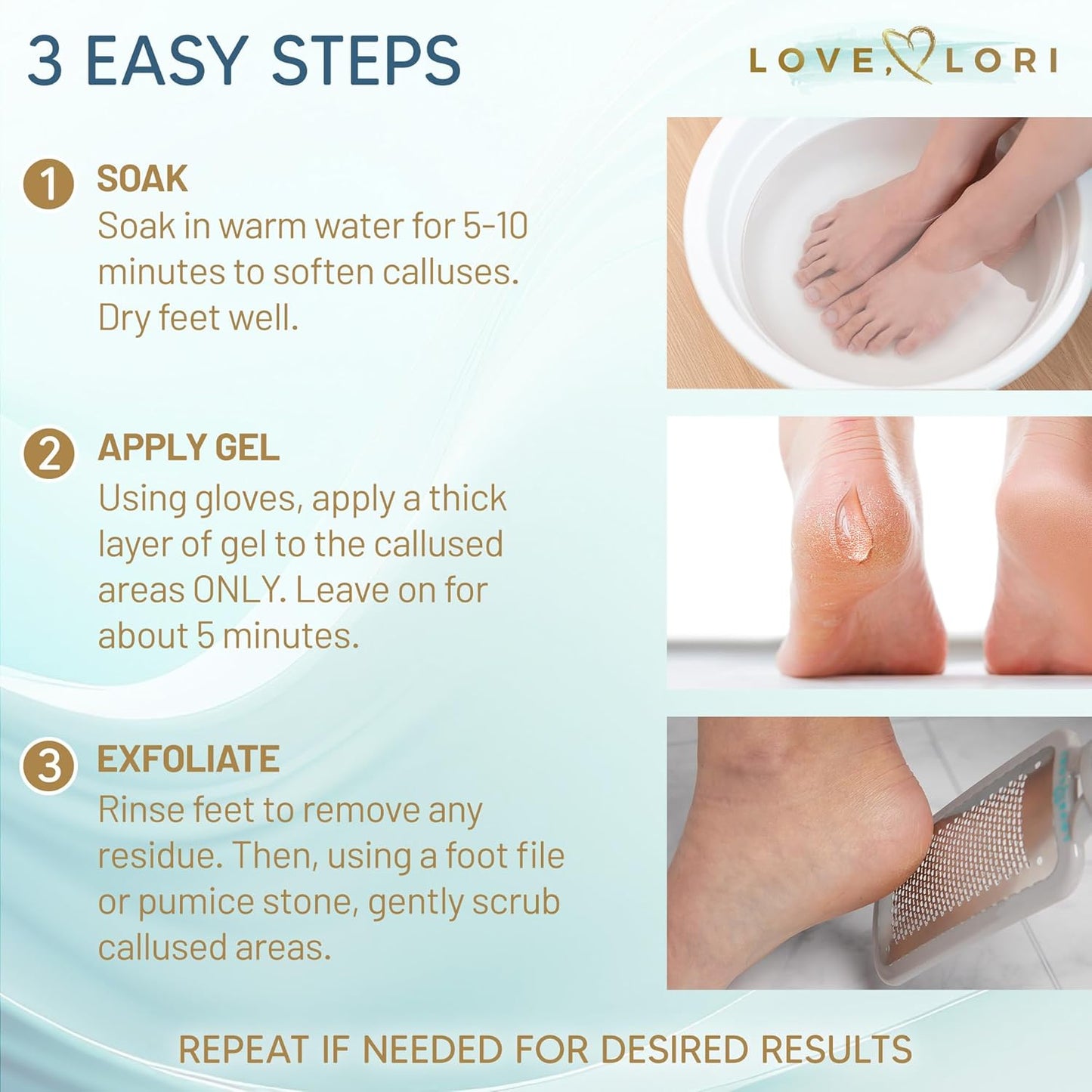 Foot Callus Remover Kit - Foot File & Callus Gel Feet Scrubber Dead Skin Scraper Bundle