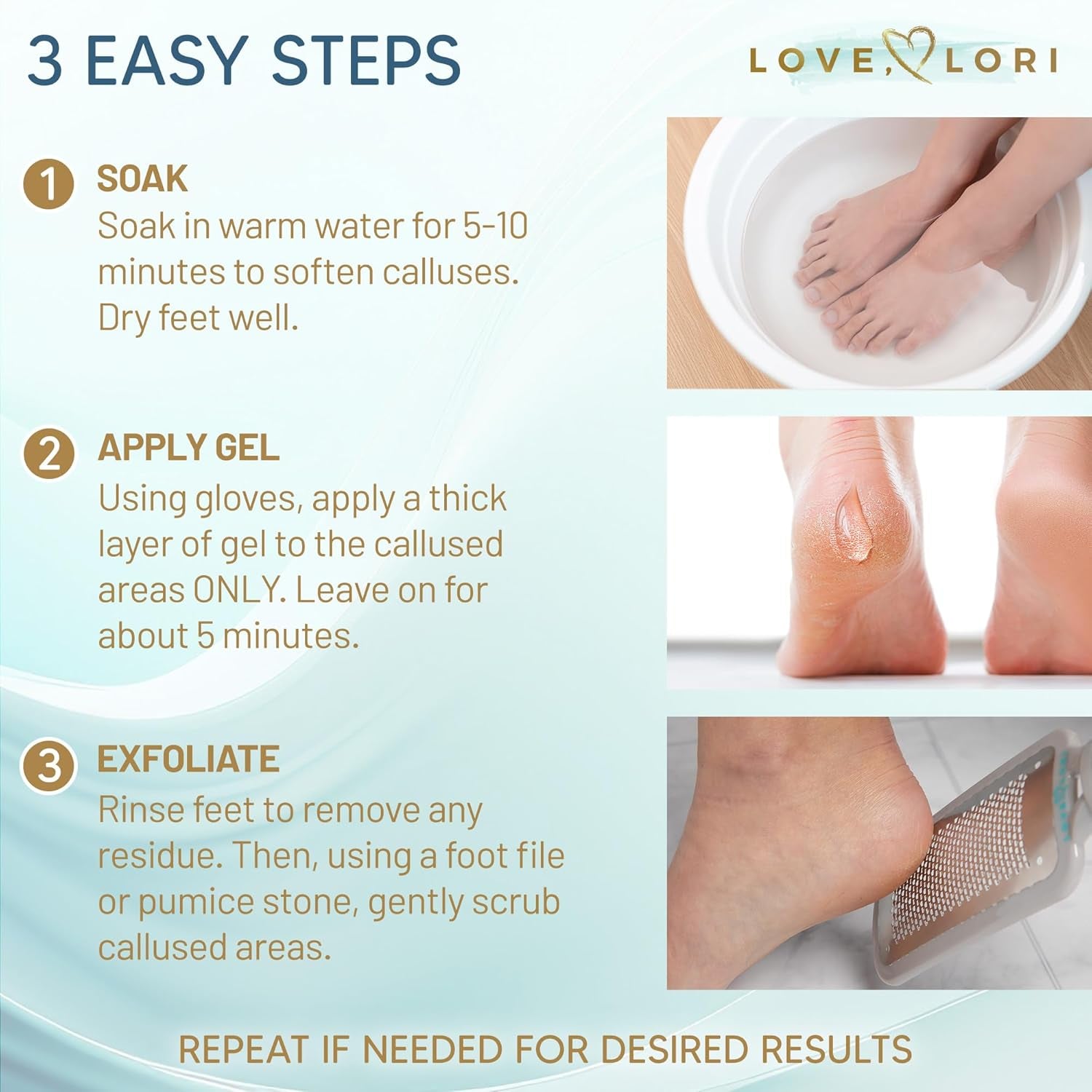 Foot Callus Remover Kit - Foot File & Callus Gel Feet Scrubber Dead Skin Scraper Bundle