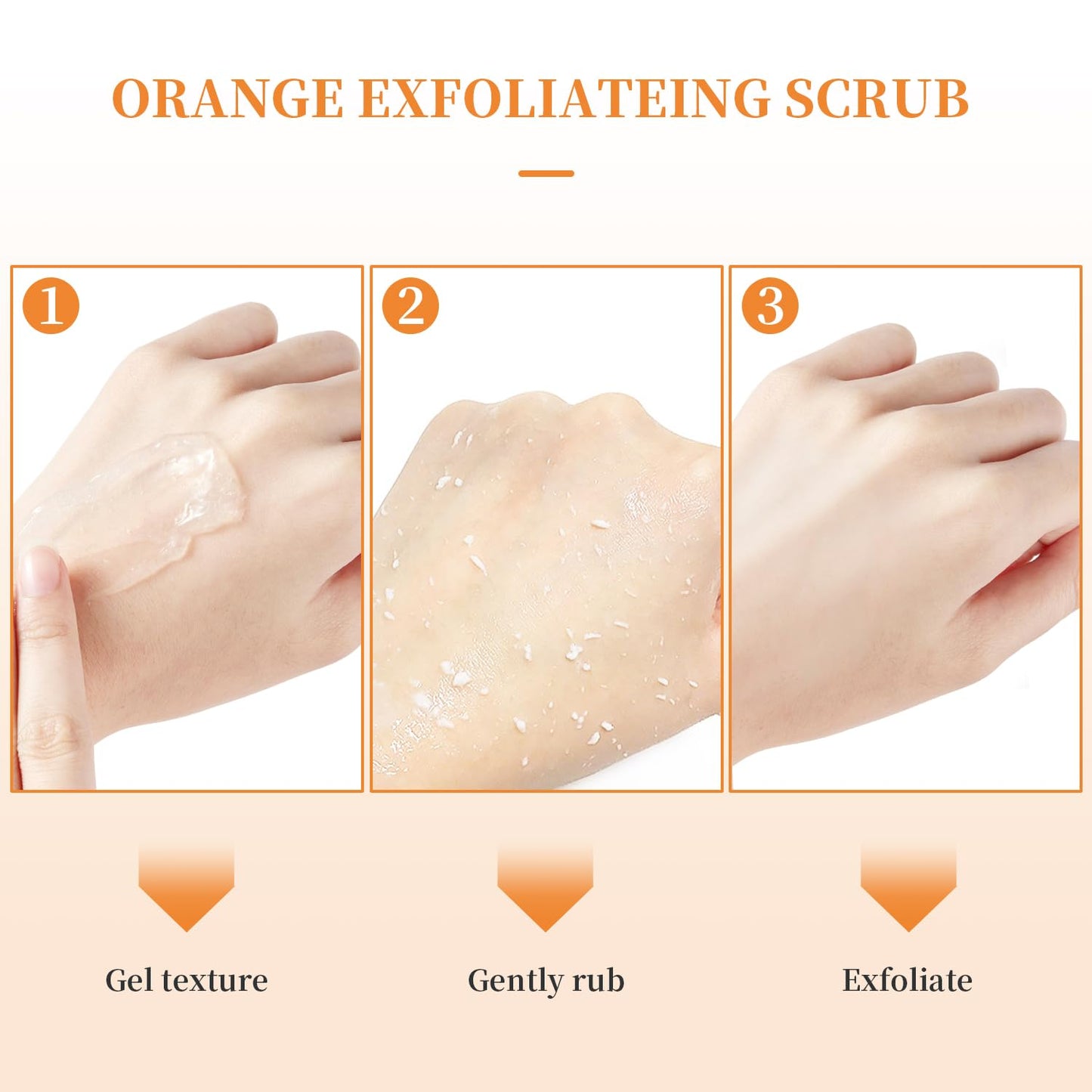 Orange Exfoliating Gel Scrub for Face & Body