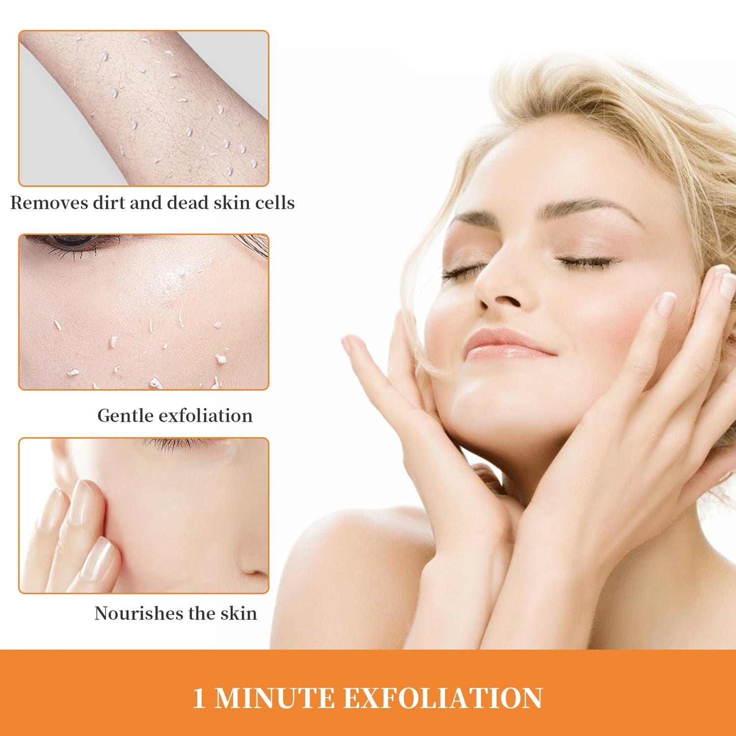 Orange Exfoliating Gel Scrub for Face & Body