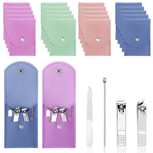 Travel Manicure & Pedicure Nail Clipper Set with Case